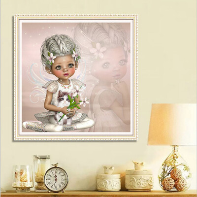 

Gobestart 5D DIY Diamond Painting Embroidery Round Diamond Home Decor Gift