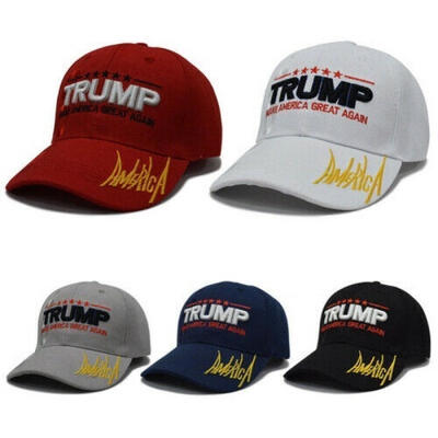 

Hot Donald Trump 2020 Republican Red Black Hat Casual Sports Baseball Cap Unisex