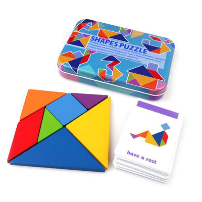 

Wooden Variable Tangram Jigsaw Toys Chiladen Early Education Puzzle Toy