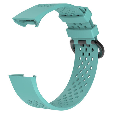 

For Fitbit Charge 3 Watch Band Replacement Silicone Breathable Wrist Bracelet