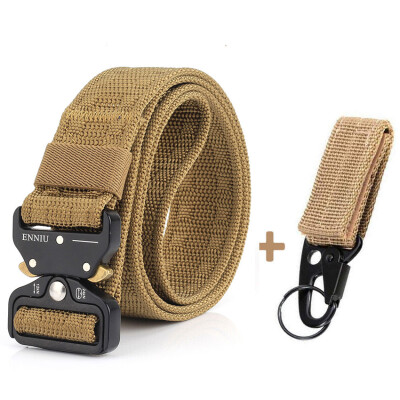 

Elastic Canvas Concave-Convex Tactical Belt Men Military Designer Army Belts For Jeans Pants Casual Nylon Strap Long Waist Belt