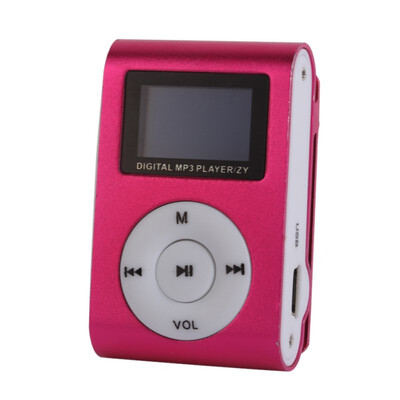 

Mini mp3 USB Clip MP3 Player LCD Screen Support 32GB Micro SD TF CardSlick stylish design Sport Compact