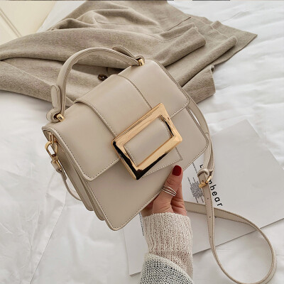 

Advanced sense bag diagonal cross-style female bag 2019 new Korean version of the wild shoulder portable fashion texture saddle bag