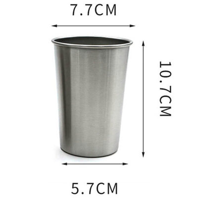 

350500ml Single Wall Wine Beer Wine Insulated Mugs Travel Water Tea Coffee Cup