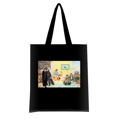 

CAR-TOBBY BTS Kpop Love Yourself Canvas Shoulder School Womens Fashion Handbag Bag Gift