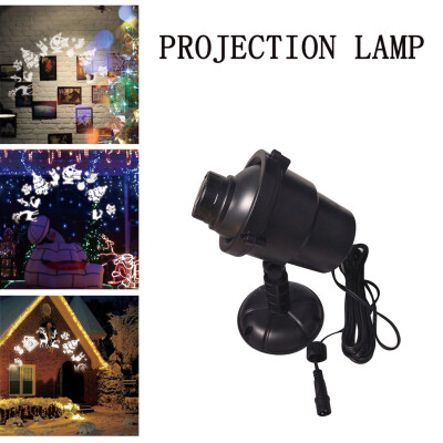 

Gobestart 3D Projection Lamp Christmas Day Projection Lamp With Remote Control