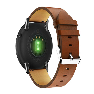 

〖Follure〗Replacement Leather Watch Bracelet Strap Band For Xiaomi Huami Amazfit A1602 BK