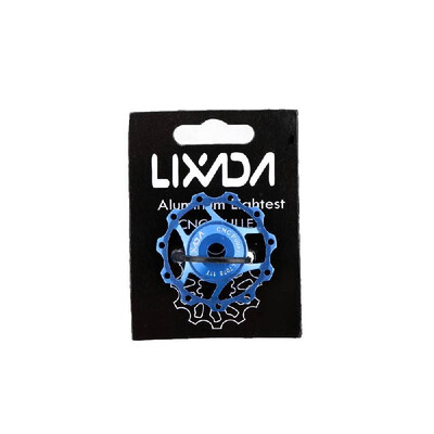 

Lixada MTB Mountain Bike Road Bicycle Rear Derailleur 7075 Aluminum Alloy 11T Guide Roller Idler Pulley Jockey Wheel Part Accessor