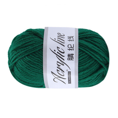 

Toponeto 50g Chunky Wool Roving Scarf Knit Wool Yarn Thickness Warm Hat Household A