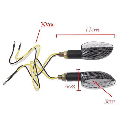 

1 Pair of LED Blinker Universal Motorcycle Turn Signal Indicator Tip Light 12V