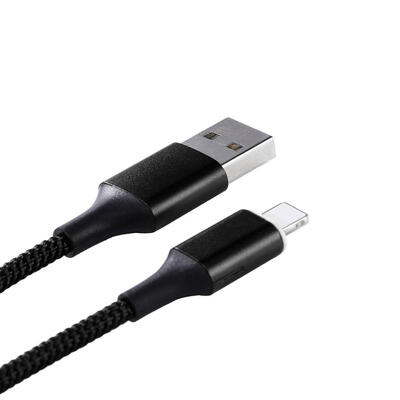 

Magnetic 8Pin Nylon Braided 5V 3A 1m Fast Charging Data Cable wSide Lights