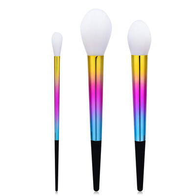 

Toponeto 3PCS Cosmetic Makeup Brush Brushes Foundation Powder Eyeshadow Brush Set