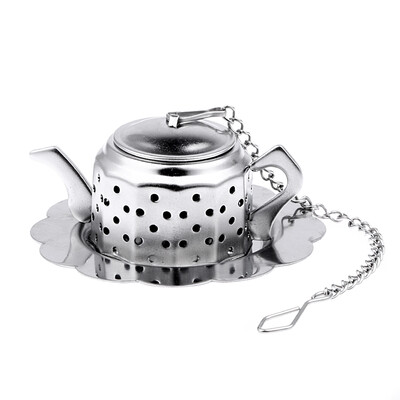 

Stainless Steel Teapot Tea Infuser Spice Drink Strainer Herbal Filter