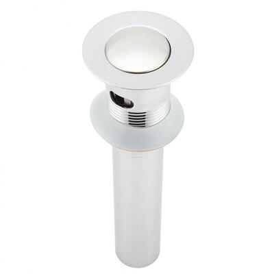 

Greensen G1 14" Chrome Plated Stainless Steel Bathroom Basin Sink Pop Up Drain Assembly with Overflow