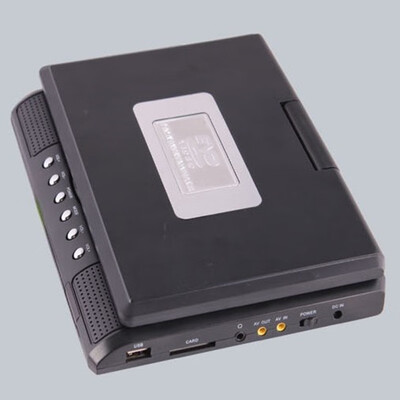 

DVD VCD Players 78 Inch Portable EVD Player HD TV With Analog USB Card Reader Games Swivel HD Screen MP3 Video machine Speaker