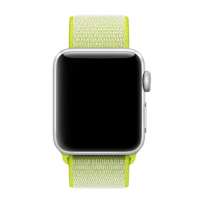 

Sports Nylon Hook And Loop Strap Watchband For Apple Watch 432