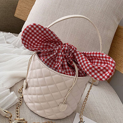 

Summer chic rhombog bag womens bag 2019 new Korean version 100 lap single shoulder slant bag fashion bucket bag