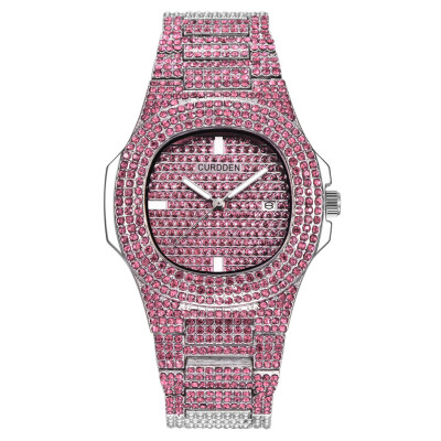 

Luxury Women Watches Full Shining Rhinestone Dial Ladies Quartz Wristwatch Romantic Alloy Strap Clock Zegarki Damskie50