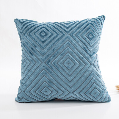 

JPGIF Linen Flocking Pillow Sofa Waist Throw Cushion Cover Home Decor Cushion Cover