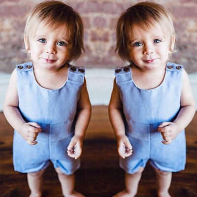 

Newborn Baby Kids Boys Girls Infant Romper Jumpsuit Bodysuit Cotton Outfit Set
