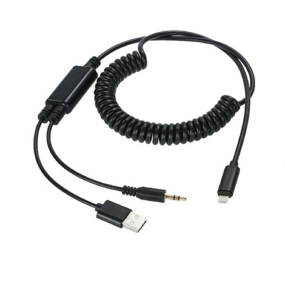 

Car AUX USB Cable Charging Wire Extend Audio Adapter Fit for BMW for IPhone 5 6S 7