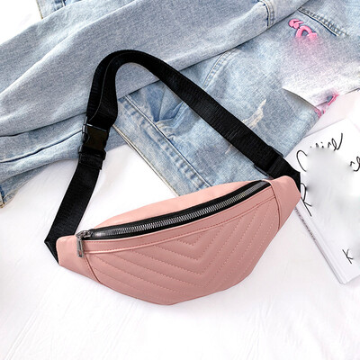 

Tailored Women Striped Pockets Fashion Diagonal Chest Bag Travel Versatile Shoulder Bag