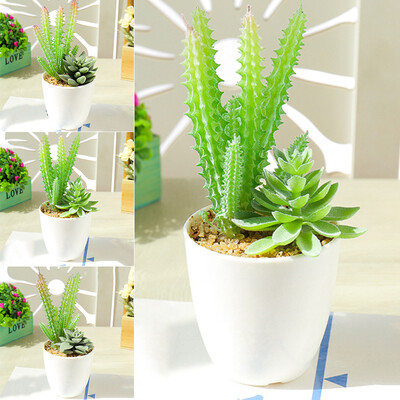 

Fake Artificial Green Plant Bonsai Potted Table Simulation HomeOffice Decor New