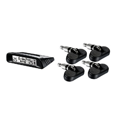 

Steelmate TP-S1I TPMS Tire Pressure Monitor System Wireless Solar-powered Display 4 Internal Sensors