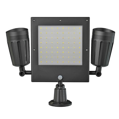 

Outdoor Sensor Dual Head Solar Security Motion Floodlight Panel Light Lamp