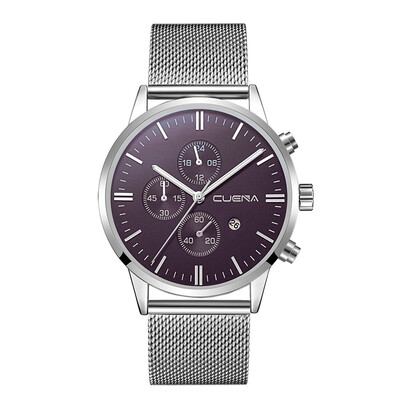 

Gobestart Mens Stainless Steel Quartz Analog Wrist Watch Sport Watches Gifts Luxury