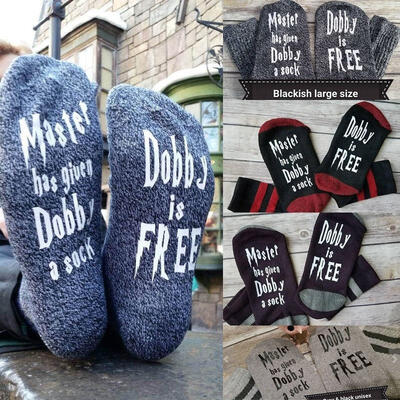 

Fashion Master Has Given Dobby a Socks HP Dobby Is Free Cock Comfortable Cotton Socks