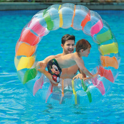 

Greensen Outdoor PVC Kids Inflatable Water Roller Wheel Pool Float Swim Ring Toy Swimming Party