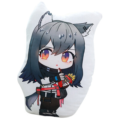 

Arknights Throw Pillow 18 inch Japanese Anime FGO Plush Toy Doll for Home Sofa Decor
