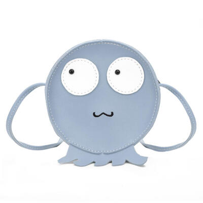 

Cute Kid Girl Octopus Shoulder Handbags Children Small Round Crossbody Bags