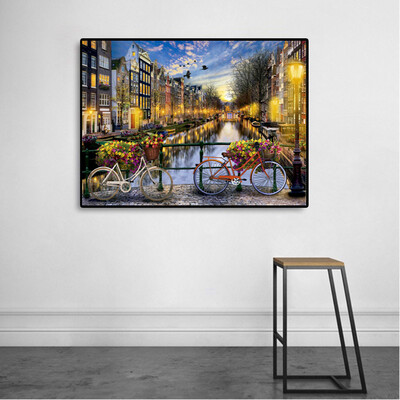 

Toponeto 5D Embroidery Paintings Rhinestone Pasted DIY Diamond Painting Cross Stitch