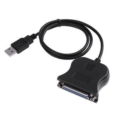 

USB 20 Male to 25 Pin DB25 Female Parallel Port Printer Adaptor Cable Wire