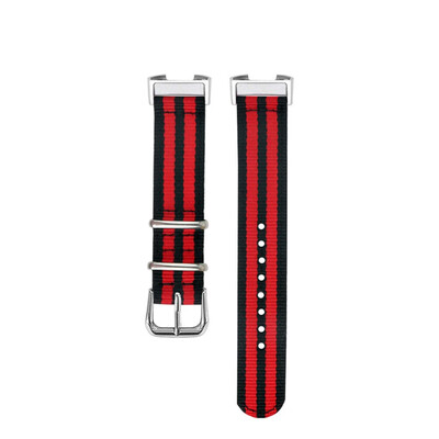 

〖Follure〗Fashion Woven Nylon Fabric Band Wristband Strap Bracelet For Fitbit Charge 3