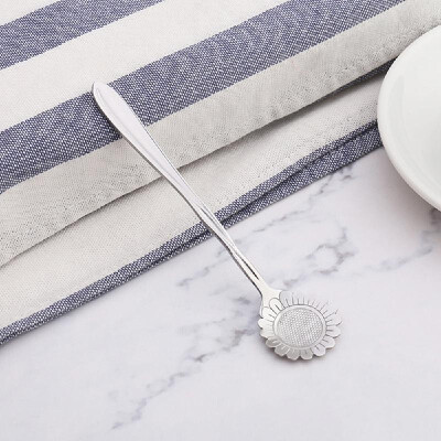 

Flower Spoons Set Mini 410 Stainless Steel Cutlery Dessert Honey Cake Spoon Creative Tea Coffee Ice- cream Fruit Spoons Scoop