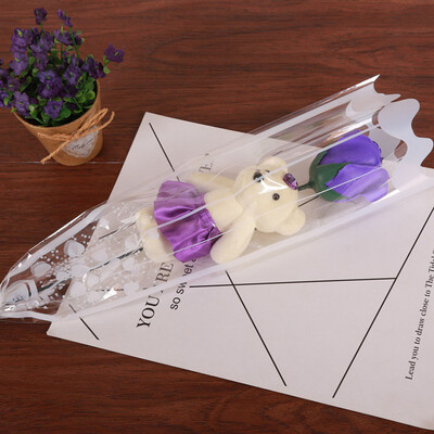 

Bear SOAP Flower Valentines Day Gift Simulation Rose Bouquet Promotional Gifts