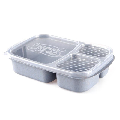 

Wheat Non-pollution Microwave Bento Lunch Box Picnic Food Container Storage Box