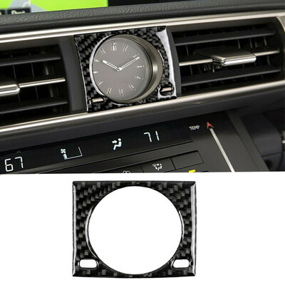 

1pcs Car Center Console Clock Cover Trim Accessories For LEXUS IS250 2014-2018
