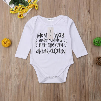 

Lovely Newborn Infant Baby Boy Girl Long Sleeve Cotton Romper Clothes Outfit Playsuit