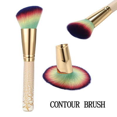 

〖Follure〗Wooden Foundation Cosmetic Single Powder Makeup Brush Makeup Brush Tools