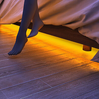 

LED Human Bedside Sensor Light Strip for Bedroom Bed