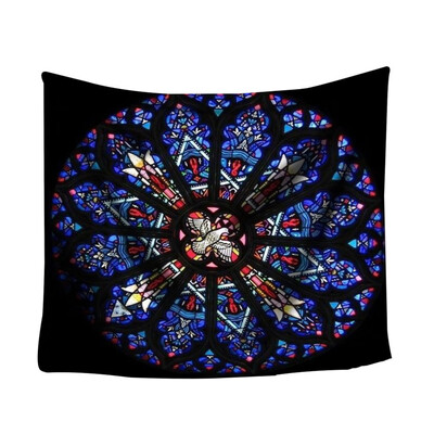 

Toponeto Colorful Print Tapestry Art Room Notre Dame Wall Hanging Tapestry Art Nature
