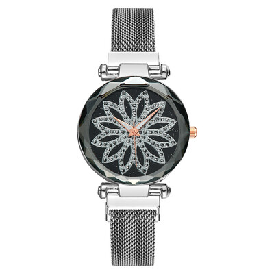 

Relogio Feminino Gold Watch Women Fashion Stainless Steel Flower Dial Quartz Wrist Watch Ladies Luxury Female Clock Montre Femme