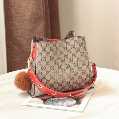 

Handbags handbags new European&American fashion wild print bucket ladies bag shoulder Messenger bag