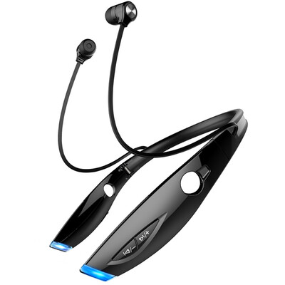 

ZEALOT H1 Sports Bluetooth Headset CSR8635 Wireless Stereo Headphone LED Foldable Neckband Earphones Sweatproof with Microphone