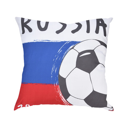 

〖Follure〗Soccor Print Pillow Case Polyester Sofa Car Cushion Cover Home Decor
