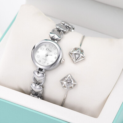 

RM Light Luxury Girl Temperament Watch Bracelet Set Chain Watch Birthday Gift